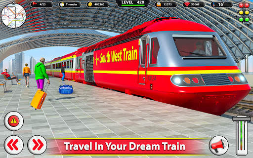 City Passenger Train Driving Simulator Game screenshot 1