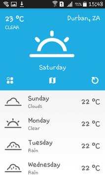 Weather South Africa screenshot 3