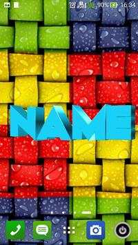 3D My Name Live Wallpaper screenshot 5