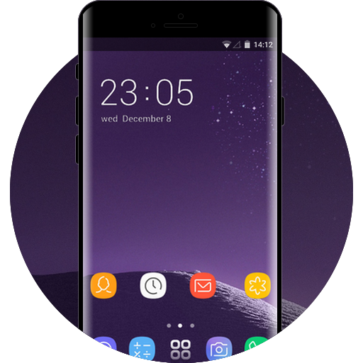 Theme for galaxy note 8 HD Launcher 2018 icon