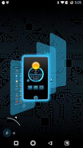 PCB Blue ⁞ TSF Shell 3 Theme screenshot 6