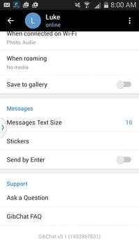 GibChat Messenger screenshot 2