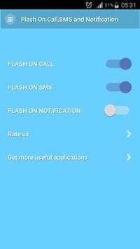 Flash Alert on Call, SMS and Notification - Free screenshot 3