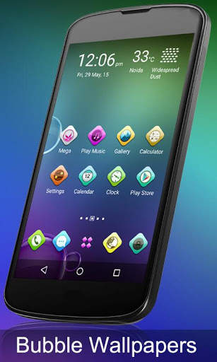 Bubble Mega Launcher Theme screenshot 1