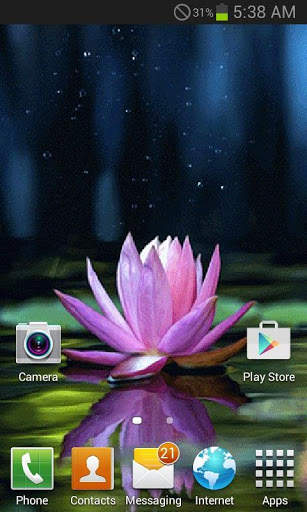 Magical Lotus Live Wallpaper screenshot 1