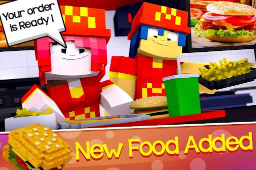 Fast Food Minecraft Restaurant screenshot 1