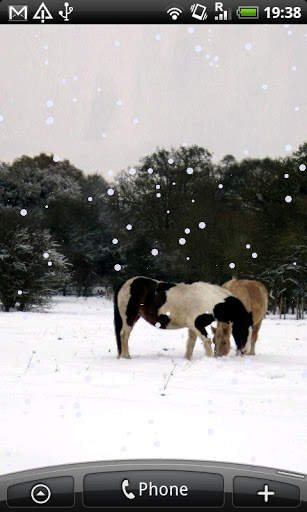 Settling Snow Live Wallpaper screenshot 2
