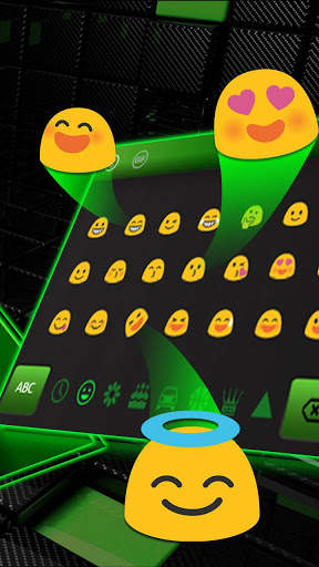 Black Green Tech keyboard screenshot 3