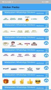 Malayalam WhatsAp Stickers - WA Stickers screenshot 2