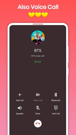 BTS Video Call : Fake Video Call BTS screenshot 6