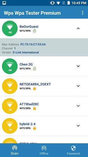 Wps Wpa Tester Premium screenshot 1