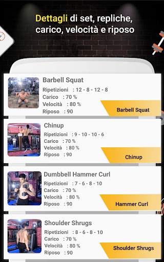 Allenamento Pro Gym (Allenamenti e Fitness) screenshot 8