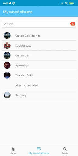 Music App screenshot 2