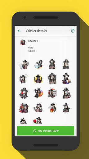 WA Stickers Anonymous Hacker for Wastickerapp screenshot 2