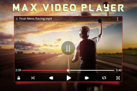 MAX HD Video Player : HD Video Player 1 تصوير الشاشة