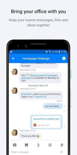 Grape® Messenger screenshot 1