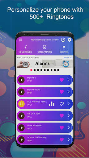 Ringtones Wallpapers For Android™ screenshot 1