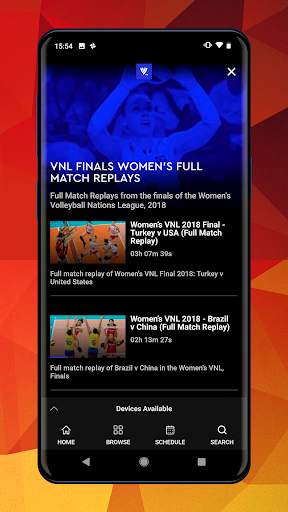 FIVB Volleyball TV - Streaming App скриншот 4