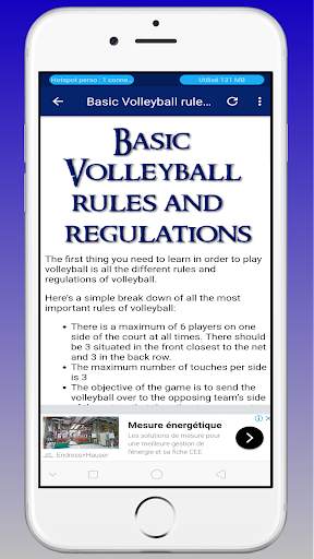 MY VOLLEYBALL GUIDE APPS screenshot 2