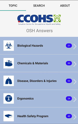 OSH Answers screenshot 1