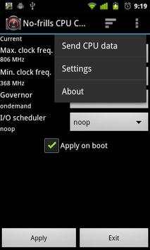 No-frills CPU Control screenshot 4
