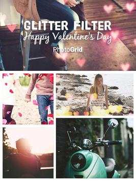Glitter Filter - Photo Grid screenshot 1