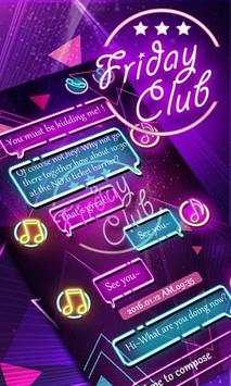 GO SMS FRIDAY CLUB THEME screenshot 1