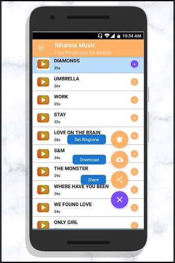 Rihanna Ringtones screenshot 1
