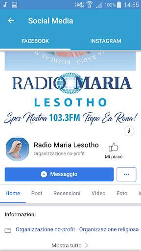 Radio Maria Lesotho 5 تصوير الشاشة