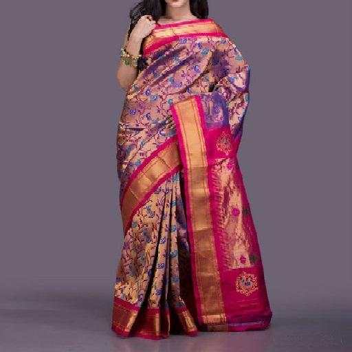 Paithani Silk Saree Designs. скриншот 4