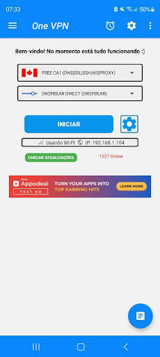 One VPN - (SSH|SSL|DNSTT|WS) screenshot 1
