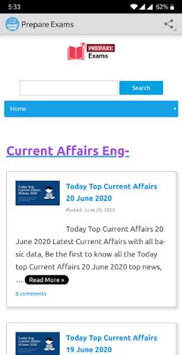 Prepare Exams App: Current Affairs, GK, Quiz screenshot 2