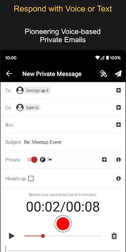 EPRIVO Private Email with Voice and Controls screenshot 5