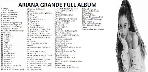 Ariana Grande Songs Offline 2020 - Positions screenshot 7