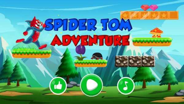 Spider tom Adventure New Game screenshot 1