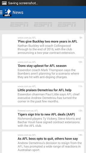 AFL Live Scores - Footy Now screenshot 4