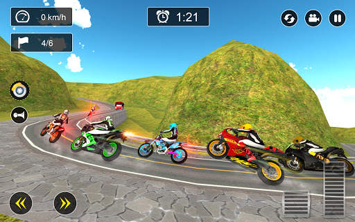 Snow Mountain Bike Racing 2022 screenshot 2