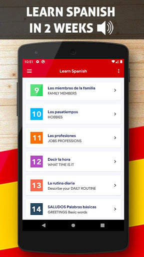 Learn Spanish Free Offline screenshot 2