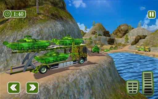 Army Car Transporter 2019 : Airplane Pilot Games screenshot 4