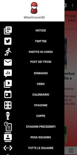 Passione Milan screenshot 2