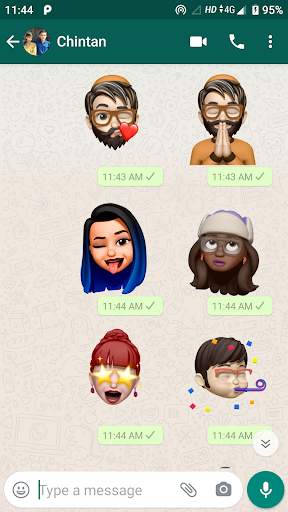 WAStickerApps - New Memoji Apple Stickers screenshot 1