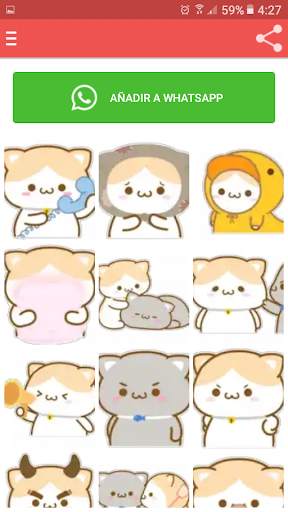 Cat stickers for whatsapp screenshot 5
