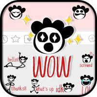 Stiker Emoji Stick Figure Words on 9Apps