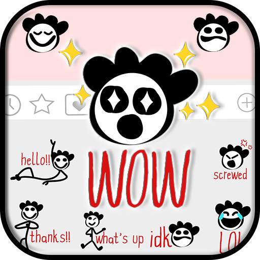 Stick Figure Words Emoji Stickers 1.0