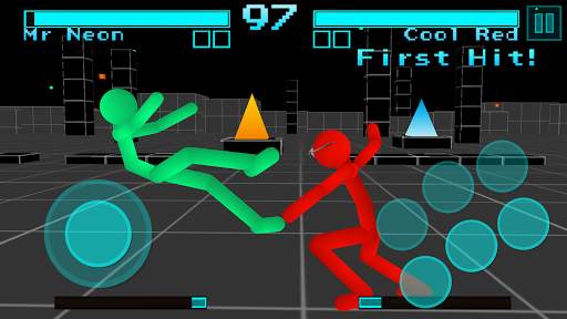 Stickman Fighting Neon Warrior screenshot 1
