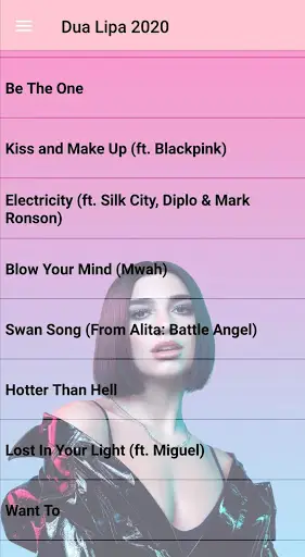 Dua Lipa 2020 Offline (32 Songs) screenshot 3