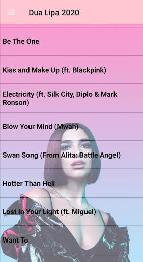 Dua Lipa 2020 Offline (32 Songs) screenshot 3