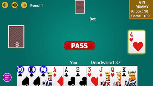 Gin Rummy Offline - Card game screenshot 1