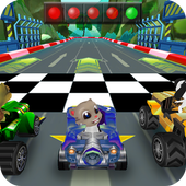 Talking Cat Racing Go أيقونة