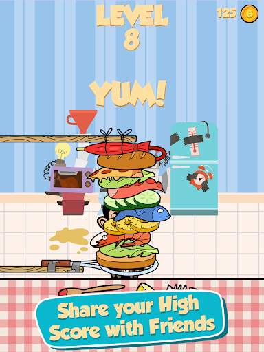 Mr Bean - Sandwich Stack 10 تصوير الشاشة